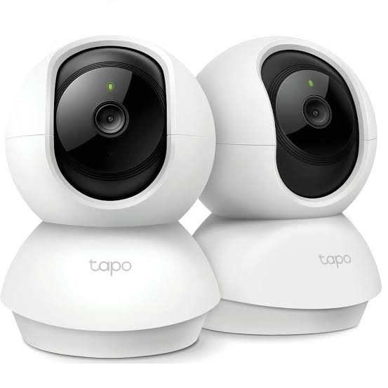 KIT 2 PCS TELECAMERE WIFI TP-LINK TAPO C210P2 DA INTERNO 2K, VISIONE NOTTURNA, SUPPORTO MICROSD FINO A 512GB